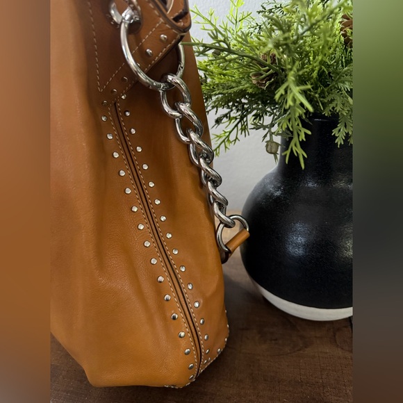 Michael Kors Uptown Astor Studded Shoulder Bag - Picture 8 of 16